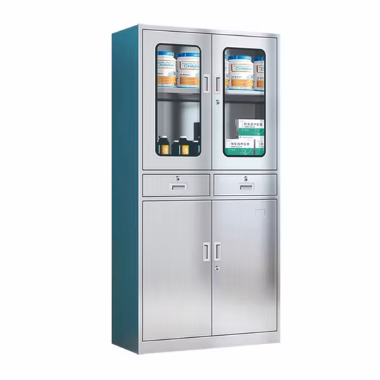 Шкаф для медицинского оборудования, шкаф для амбулаторных лекарств, больничная мебель из нержавеющей стали, лабораторный шкаф