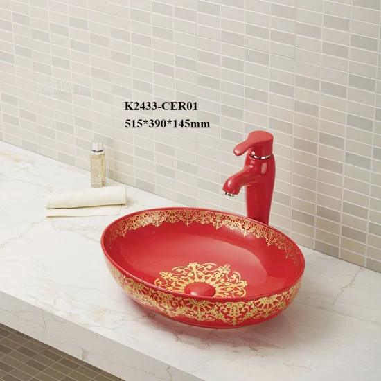 Китай оптовый овальный керамический умывальник столешница умывальник